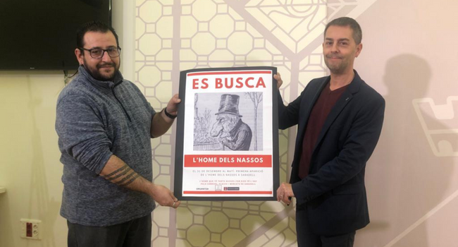 L’Home dels nassos arribarà per primera vegada a Sabadell l’últim dia de l’any, acompanyat del Llaminer