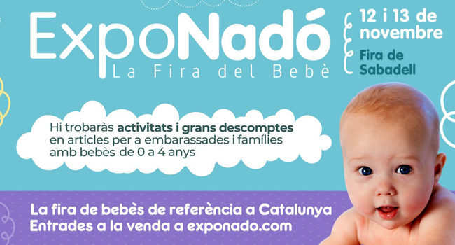 ExpoNadó torna aquest cap de setmana a Fira Sabadell dedicada a l´embaràs, la infància i les noves famílies