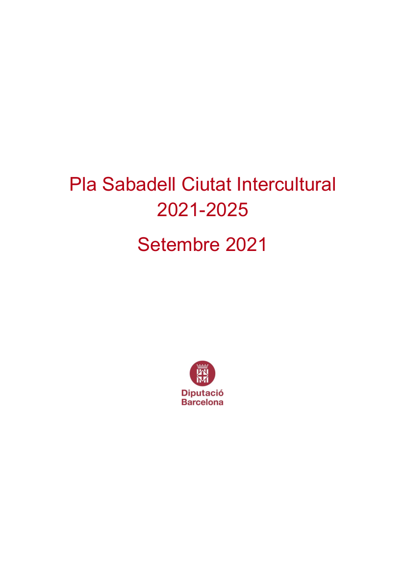 2021 Pla Intercultural Sabadell portada