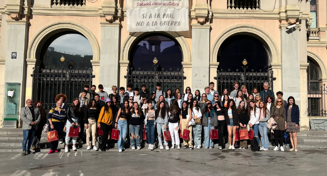 Alumnes de l´Institut Vallès participen amb estudiants europeus en un programa sobre l’impacte de l’activitat humana en el planeta