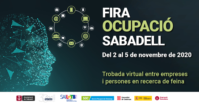 La Fira Ocupació Sabadell s’estrena en format telemàtic com una trobada entre empreses i persones que busquen feina