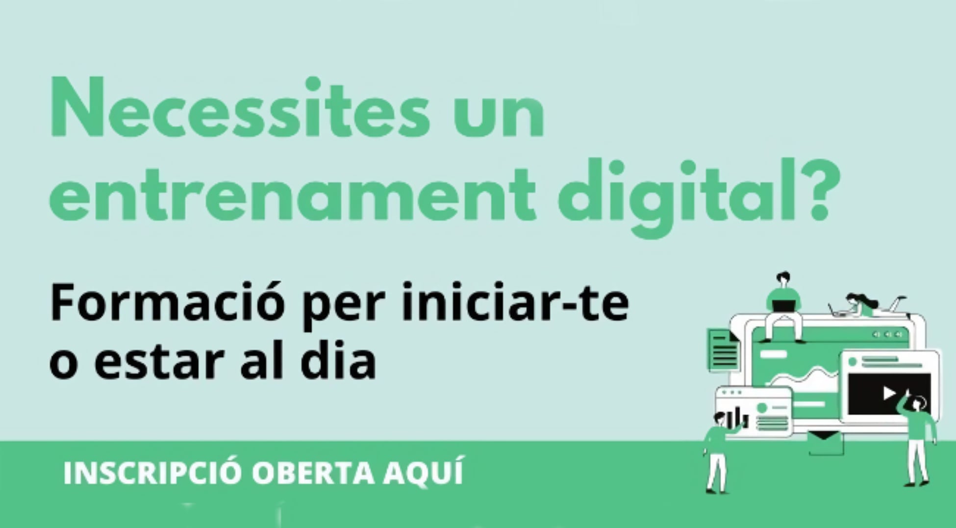 Sabadell estrena un nou programa formatiu obert a persones en edat laboral per reduir la bretxa digital