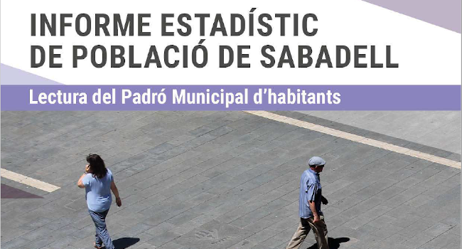 Sabadell té 216.337 habitants, segons les darrers dades del padró 