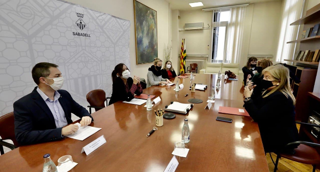 La consellera Àngels Ponsa visita Sabadell i es reuneix amb l’alcaldessa per parlar de la Fundació Òpera Catalunya (FOC) i altres temes culturals de la ciutat