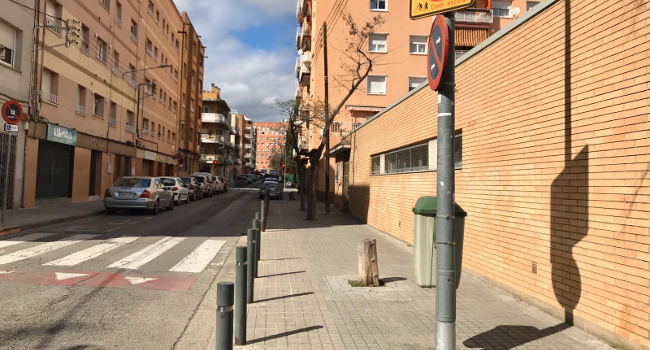 L’Ajuntament millora l’accessibilitat del carrer del Mont Blanc, al barri de Ca n’Oriac