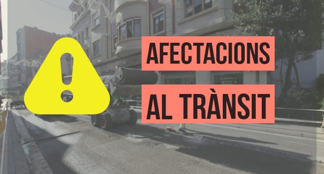 Afectacions al trànsit per les obres de reparació puntual als carrers de Sentmenat i Concha Espina