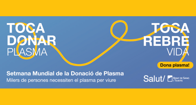 Sabadell participa en la campanya de donació de plasma del Banc de Sang i Teixits
