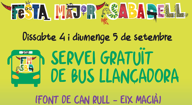 Un autobús gratuït acostarà les famílies a les activitats familiars de la font de Can Rull per Festa Major