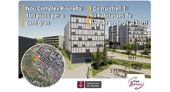 La Roureda tindrà un Complex per a gent gran, pisos protegits i nous espais verds 