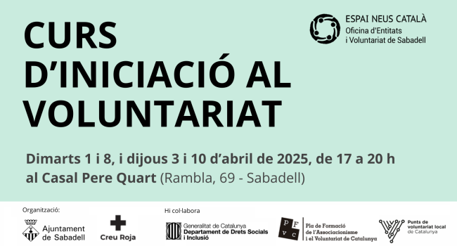 Curs d'Iniciació al Voluntariat