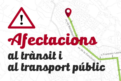 Afectacions al trànsit i al transport públic