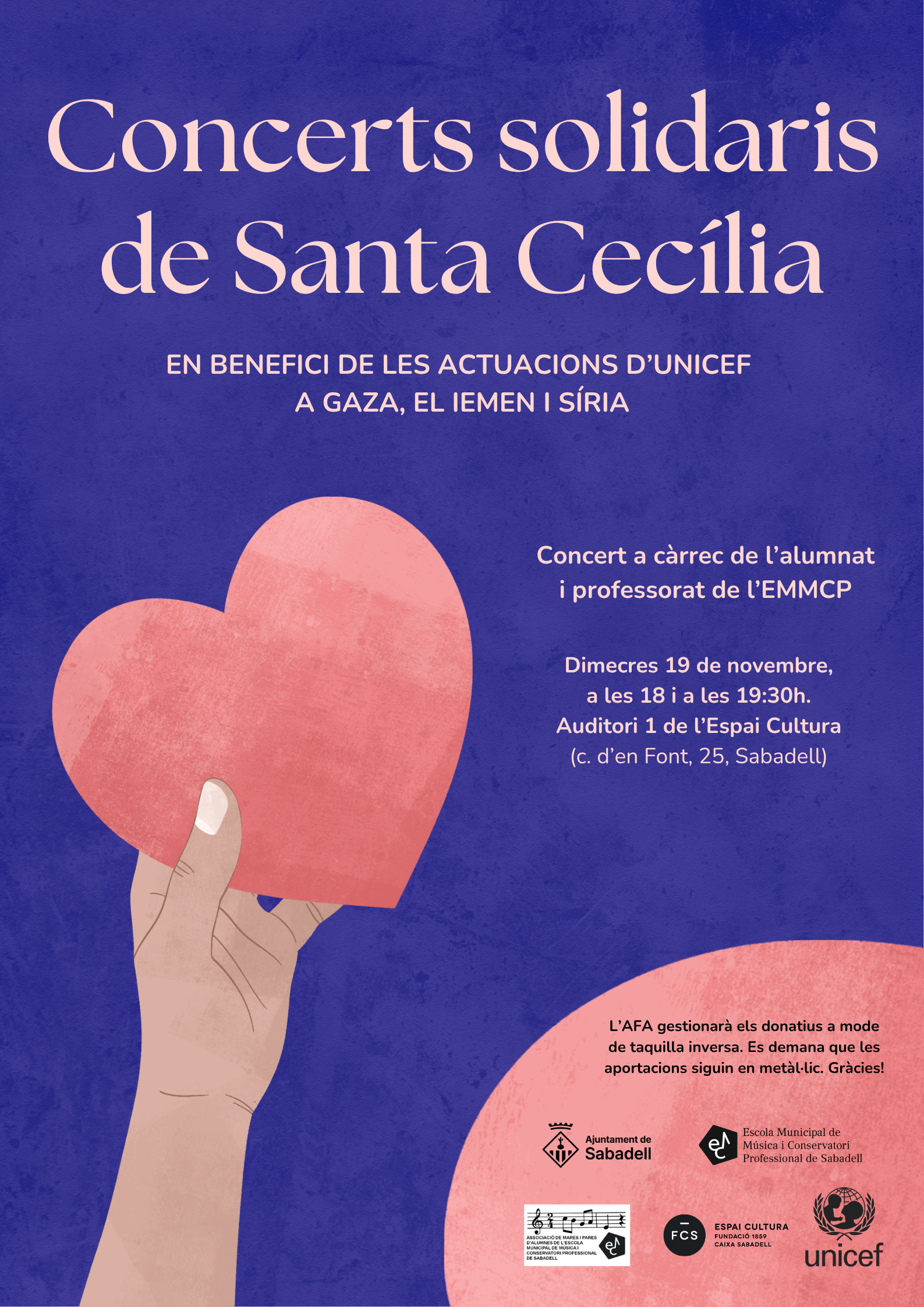 Cartell Sta. Cecília 25