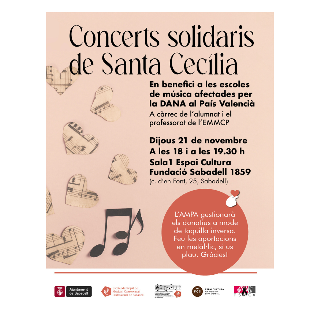 Concerts solidaris Santa Cecilia