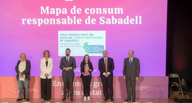 El Mapa de consum responsable de Sabadell rep una distinció de l’Agència Catalana del Consum