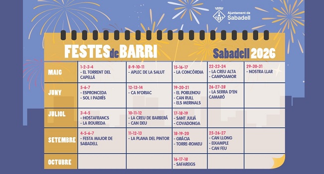 FESTES MAJORS ALS BARRIS 2026