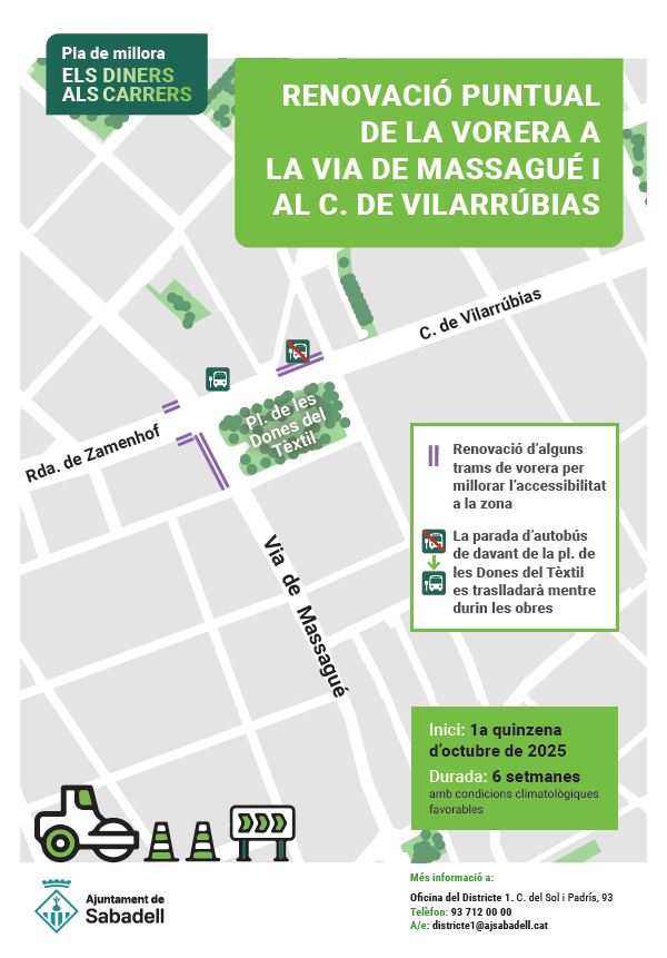 Voreres c. Vilarríbias i Via Massagué