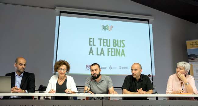 La plataforma BusUp oferirà un servei d’autocars compartits als treballadors dels polígons del Vallès