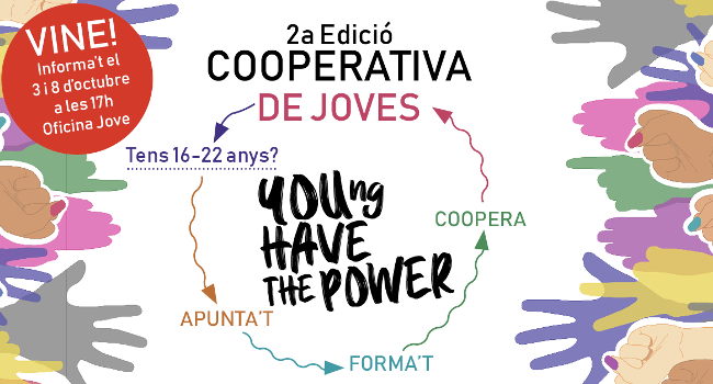 Inscripció oberta per formar part de la Cooperativa de Joves de Sabadell 2019