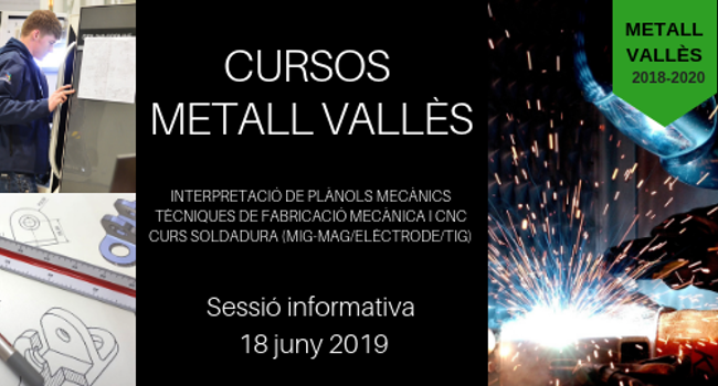 El projecte MetallVallès programa nous cursos per formar professionals en el sector del metall 