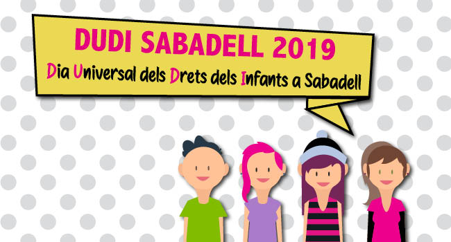 Sabadell celebra demà dissabte l’acte central del Dia Universal dels Drets de la Infància