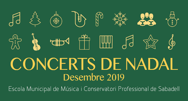 Els concerts de Nadal de l’Escola Municipal de Música i Conservatori comencen el 10 de desembre