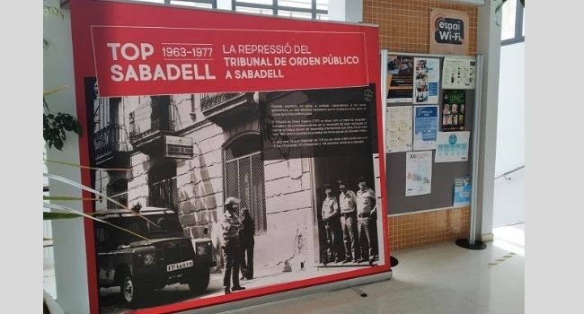 L’exposició sobre la repressió del “Tribunal de Orden Público” a Sabadell inicia la seva itinerància als centres cívics de la ciutat