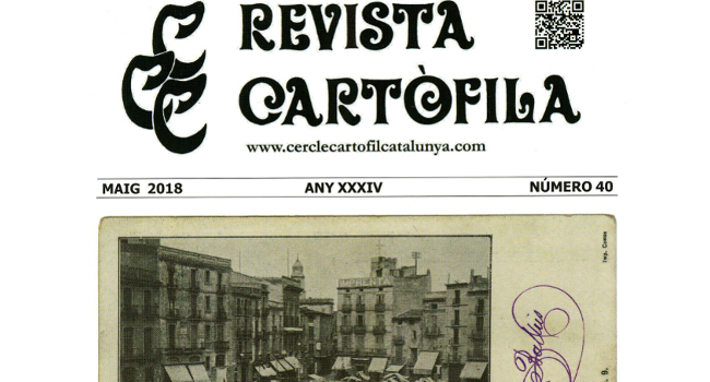 Presentació del número 40 de la «Revista Cartòfila», que dedica una atenció especial a les postals de Sabadell
