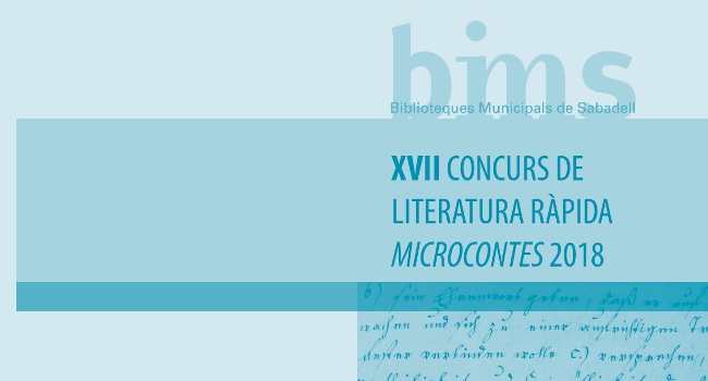 El 17è Concurs de Literatura Ràpida Microcontes ja té les inscripcions obertes