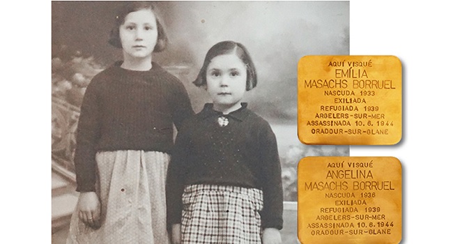 Sabadell homenatja dues germanes menors assassinades per l’exèrcit nazi durant la massacre a Oradour-sur-Glane