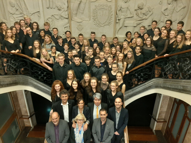 Rebuda institucional a la Jove Orquestra Simfònica de Göppingen