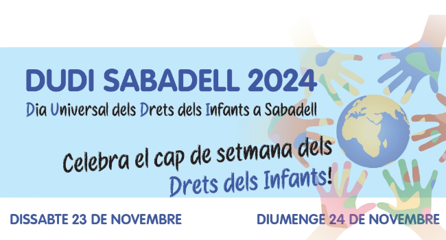 Sabadell celebra el cap de setmana dels Drets dels Infants 