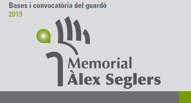 Convocada la vuitena edició del guardó Memorial Àlex Seglers 