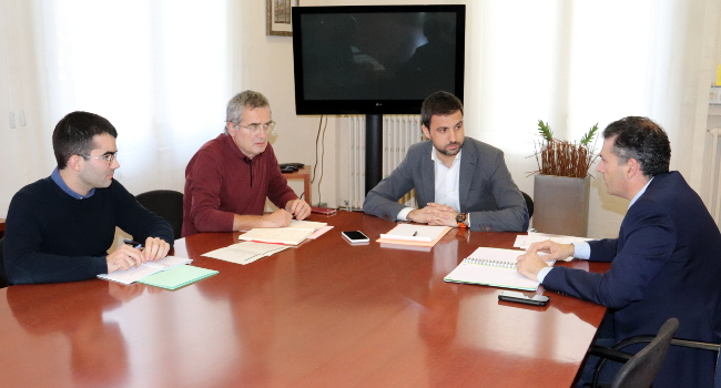 Primera trobada entre Ajuntament i Aeroport de Sabadell per engegar projectes comuns