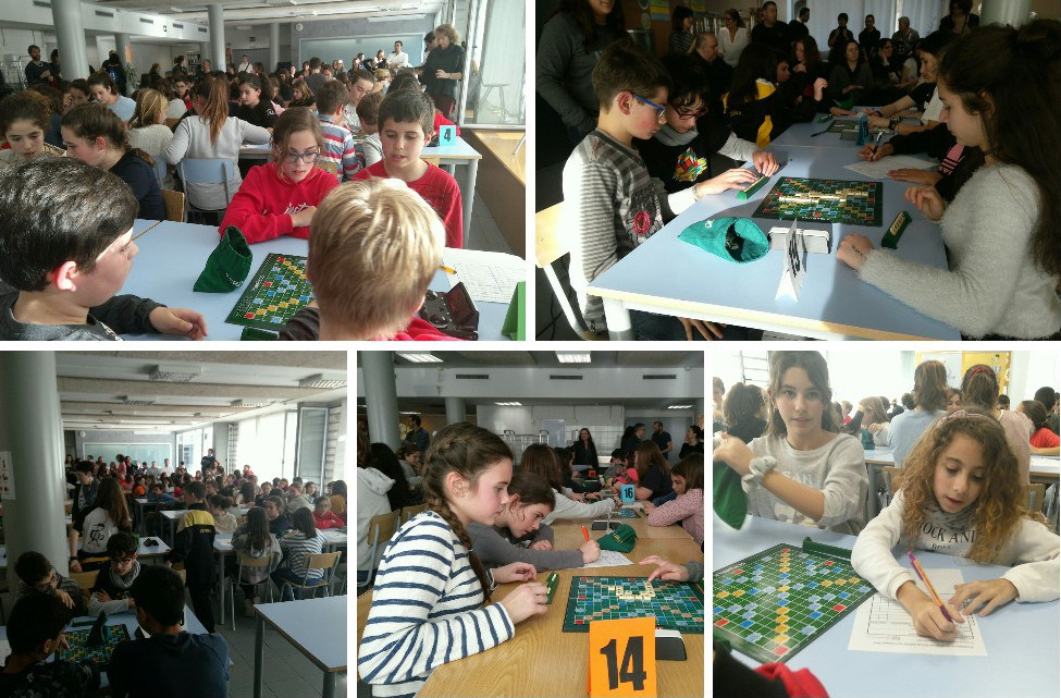 Un centenar d’alumnes de set centres participen en la final del 7è Torneig d’Scrabble Escolar en català de Sabadell