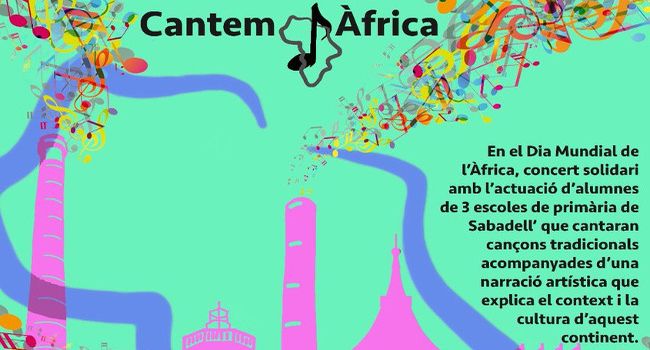 Tres escoles de Sabadell protagonitzaran dijous el concert Cantem Àfrica 