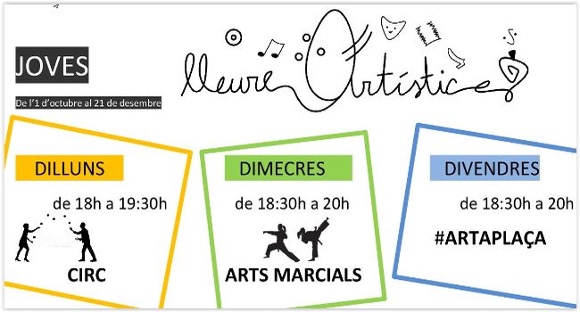 El projecte “Lleure artístic per a tothom!” impulsat per la Baldufa a Can Puiggener organitza aquest trimestre activitats obertes a tothom