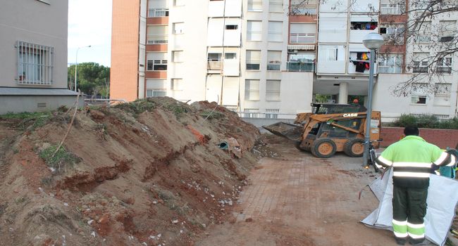 Comencen les obres dels parterres de Sant Julià, que permetran la remodelació de l’espai 