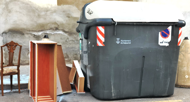 Una inspecció detecta un incompliment del 21% en el servei de recollida de voluminosos al carrer