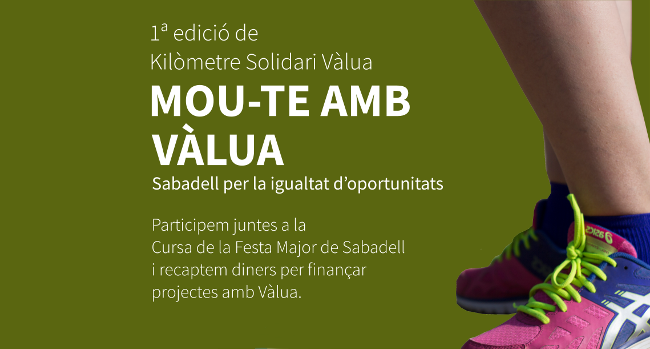 La Plataforma del Tercer Sector de Sabadell busca participants en la Cursa de la Festa Major 2019 per bescanviar km per donatius 