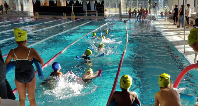 Un total 530 alumnes de 1r de primària es beneficien dels cursos gratuïts de natació