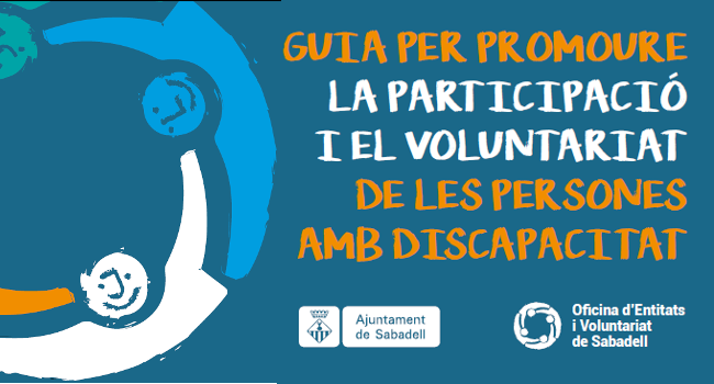 L’Ajuntament publica una guia per promoure la participació i el voluntariat de persones amb discapacitat