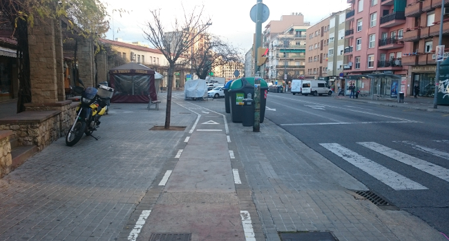 L’avinguda de la Concòrdia es transforma en una via de prioritat per a vianants, bicicletes i transport públic