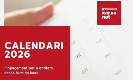 Calendari de convocatòries de finançament anuals 2026