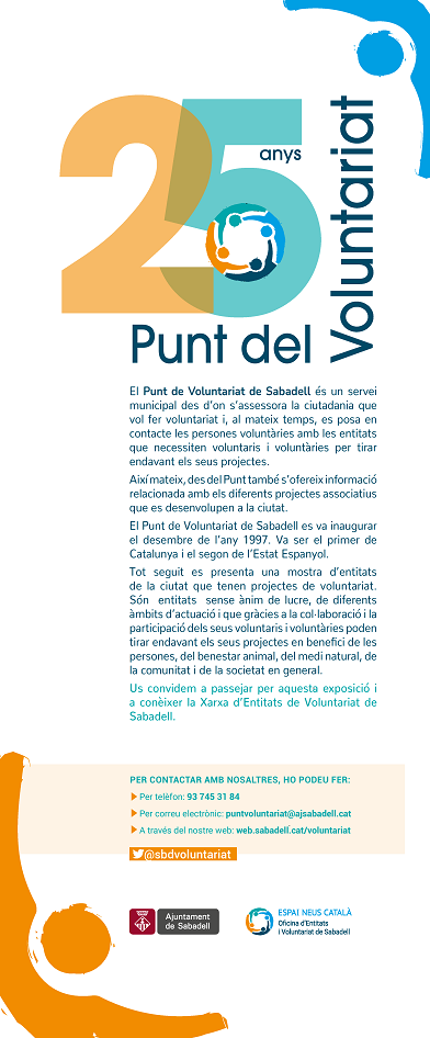 25 anys del Punt del Voluntariat a Sabadell