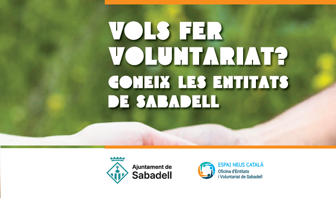 Vols fer voluntariat?