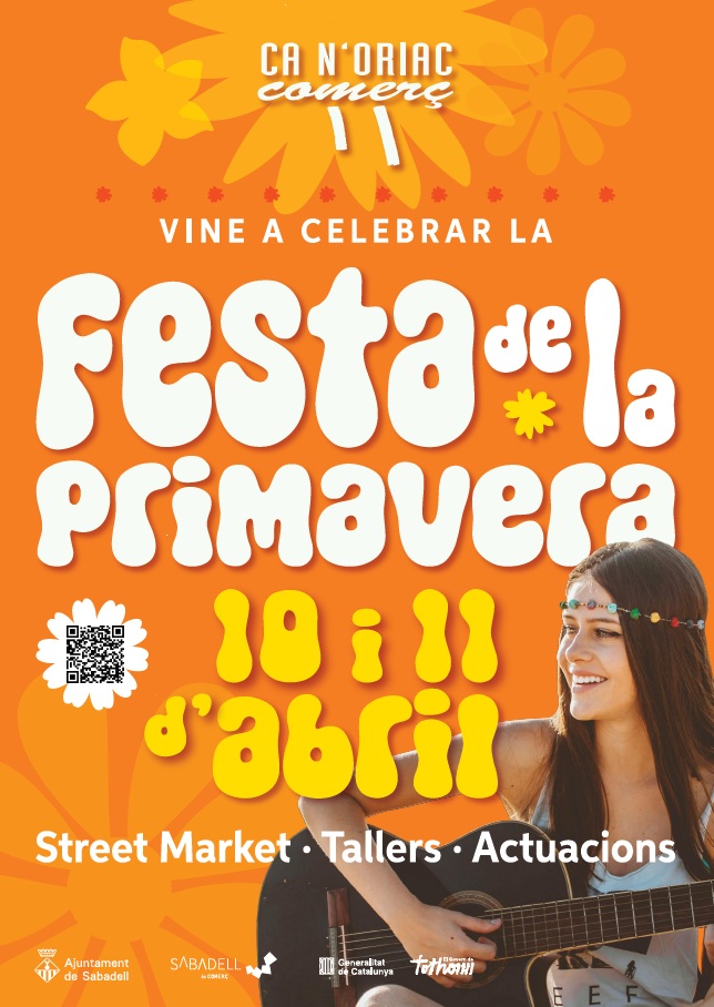Cartell de la Festa de la Primavera a Ca n'Oriac