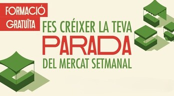Formacions gratuïtes per a paradistes de mercats no sedentaris