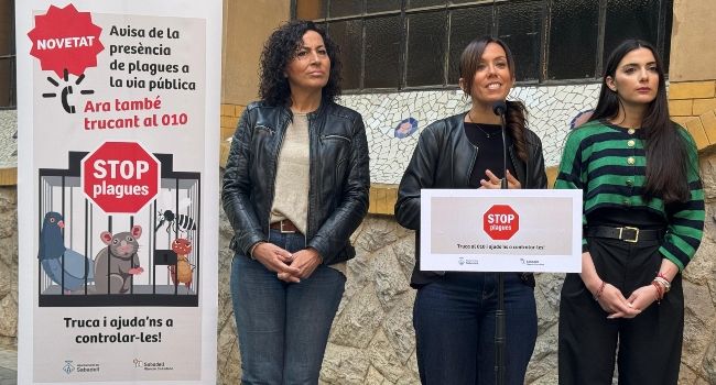 La ciutadania pot comunicar la presència de plagues a l’espai públic al telèfon 010