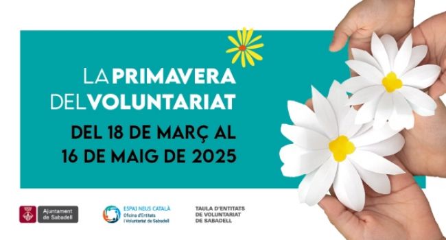 Neix la Primavera del Voluntariat, un nou programa per impulsar el voluntariat a Sabadell