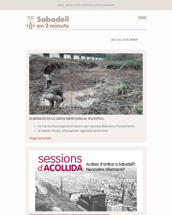 Del 6 al 12 de gener